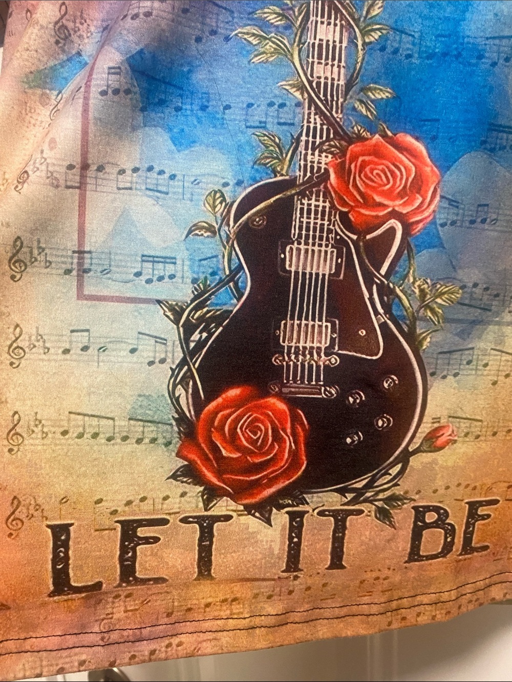 🎸 ROCK 'N' ROLL ROMANCE 🌹 Up your style with this iconic 'Let It Be' tee! Sz M - Picture 5 of 12